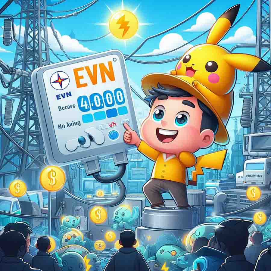 Giá điện mới nhất - Cao nhất gần 4.000 đồng một kWh