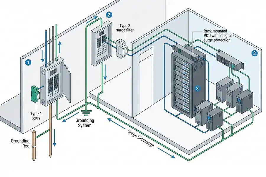 Thiết Bị Lọc Sét Và Cắt Lọc Sét Đường Nguồn 2026